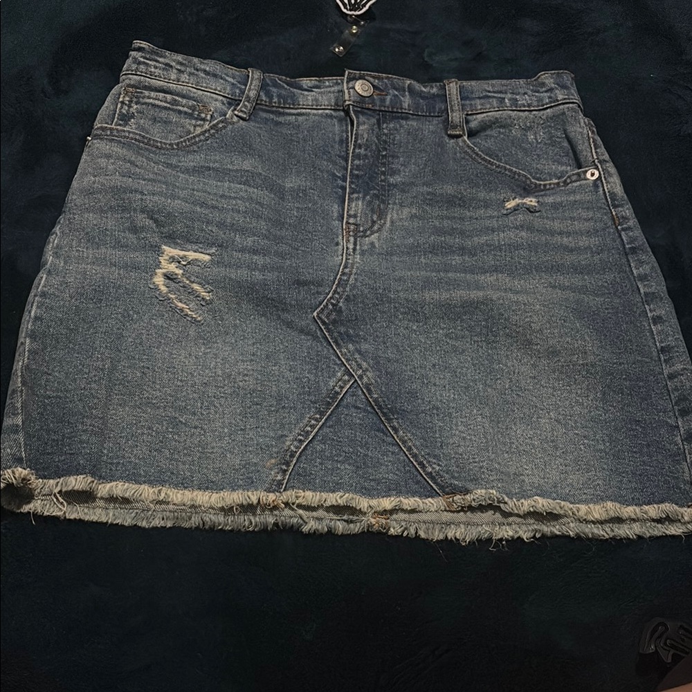 Cat & Jack Blue Denim Pencil Skirt